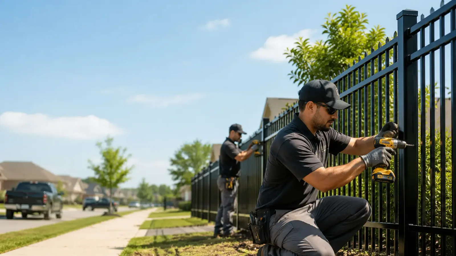 Metal Fence Installation in Brocton, IL